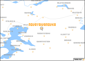 map of Novaya Ivanovka