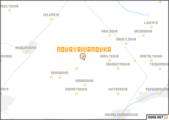 map of Novaya Ivanovka