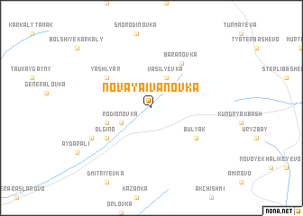 map of Novaya Ivanovka