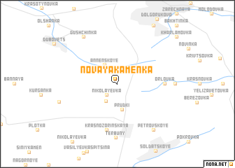 map of Novaya Kamenka