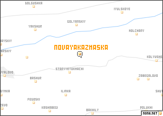 map of Novaya Kazmaska