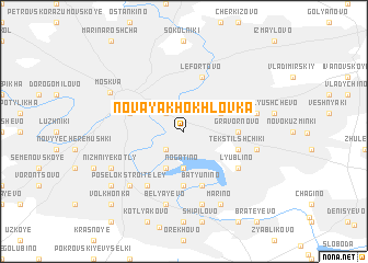 map of Novaya Khokhlovka