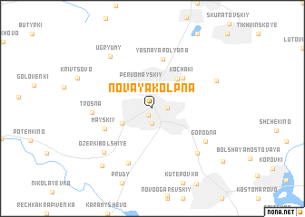 map of Novaya Kolpna