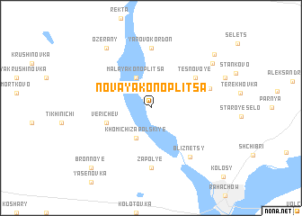 map of Novaya Konoplitsa