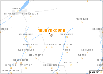 map of Novaya Kovna