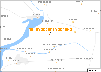 map of Novaya Kruglyakovka