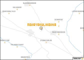 map of Novaya Kulikovka