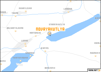 map of Novaya Kutlya