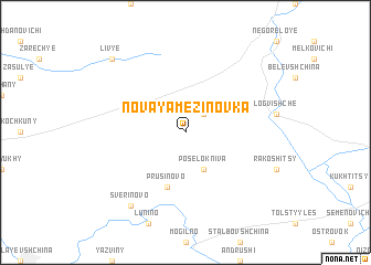 map of Novaya Mezinovka