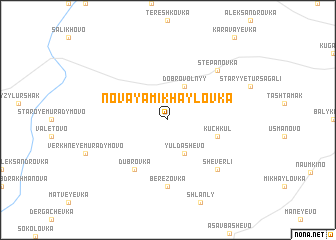 map of Novaya Mikhaylovka