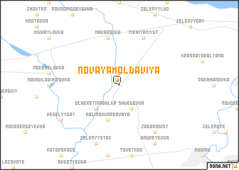 map of Novaya Moldaviya