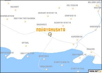 map of Novaya Mushta