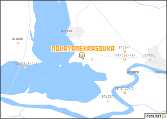 map of Novaya Nekrasovka