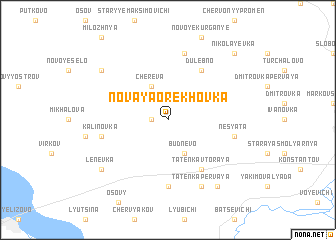 map of Novaya Orekhovka