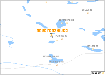 map of (( Novaya Ozhivka ))