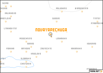 map of Novaya Pechuga