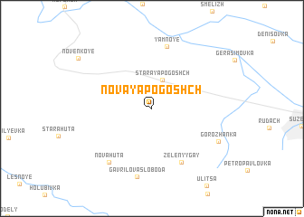 map of Novaya Pogoshch\