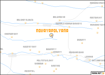 map of Novaya Polyana