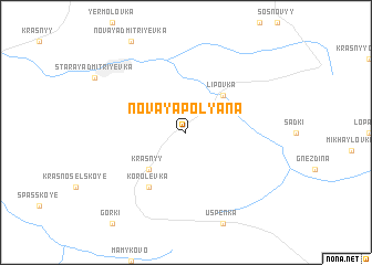 map of Novaya Polyana