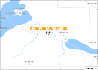 map of Novaya Porubezhka