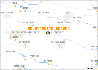 map of Novaya Pustovarovka