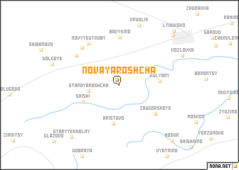 map of Novaya Roshcha