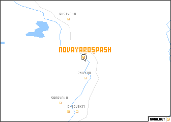 map of Novaya Rospash\