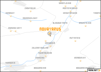 map of Novaya Rusʼ