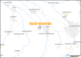 map of Novaya Saniba