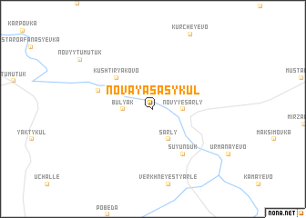 map of Novaya Sasykul\