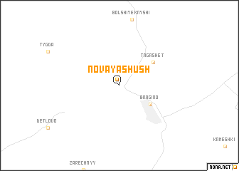 map of Novaya Shush\