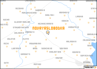 map of Novaya Slobodka