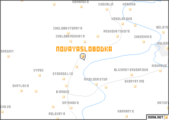 map of Novaya Slobodka