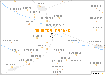 map of Novaya Slobodka