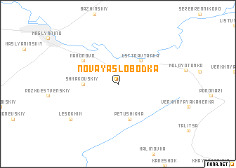 map of Novaya Slobodka