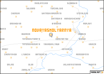 map of Novaya Smolyarnya