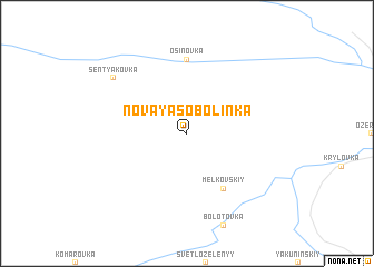 map of Novaya Sobolinka