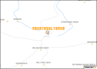 map of Novaya Solyanka