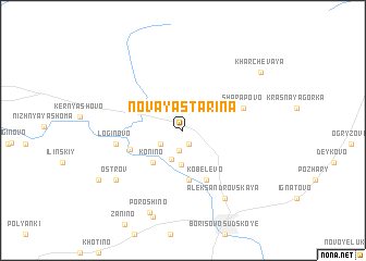 map of Novaya Starina