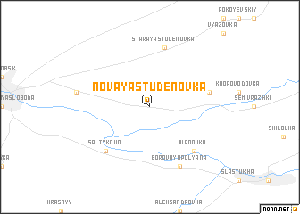 map of Novaya Studënovka