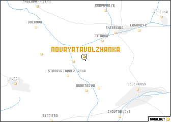 map of Novaya Tavolzhanka