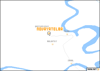 map of Novaya Tel\