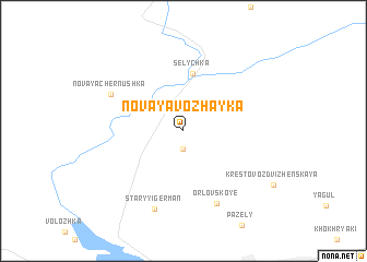 map of Novaya Vozhayka