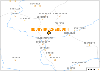 map of Novaya Vozherovka