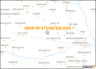 map of Novaya Yatskovshchina