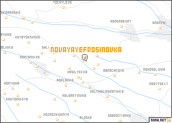 map of (( Novaya Yefrosinovka ))