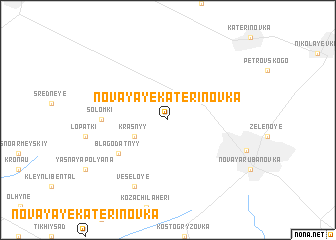 map of Novaya Yekaterinovka