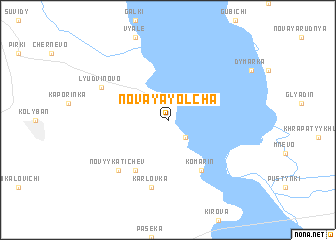 map of Novaya Yolcha