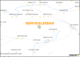 map of Novaya Zelenovka