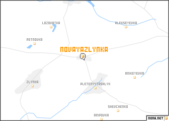 map of Novaya Zlynka